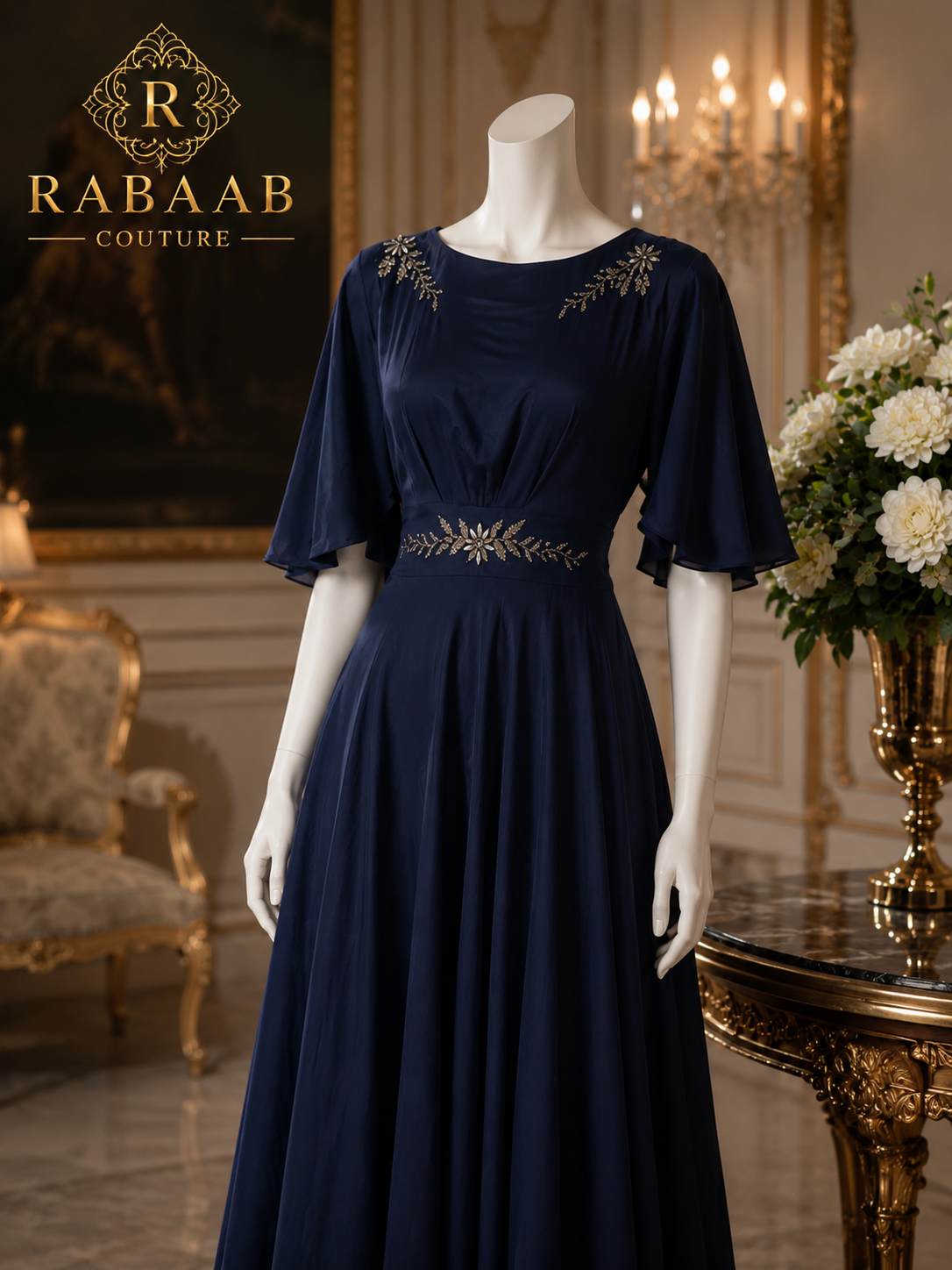 ROYAL BLUE MIDI DRESS