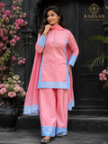 Pink & Pastel Grey Farshi