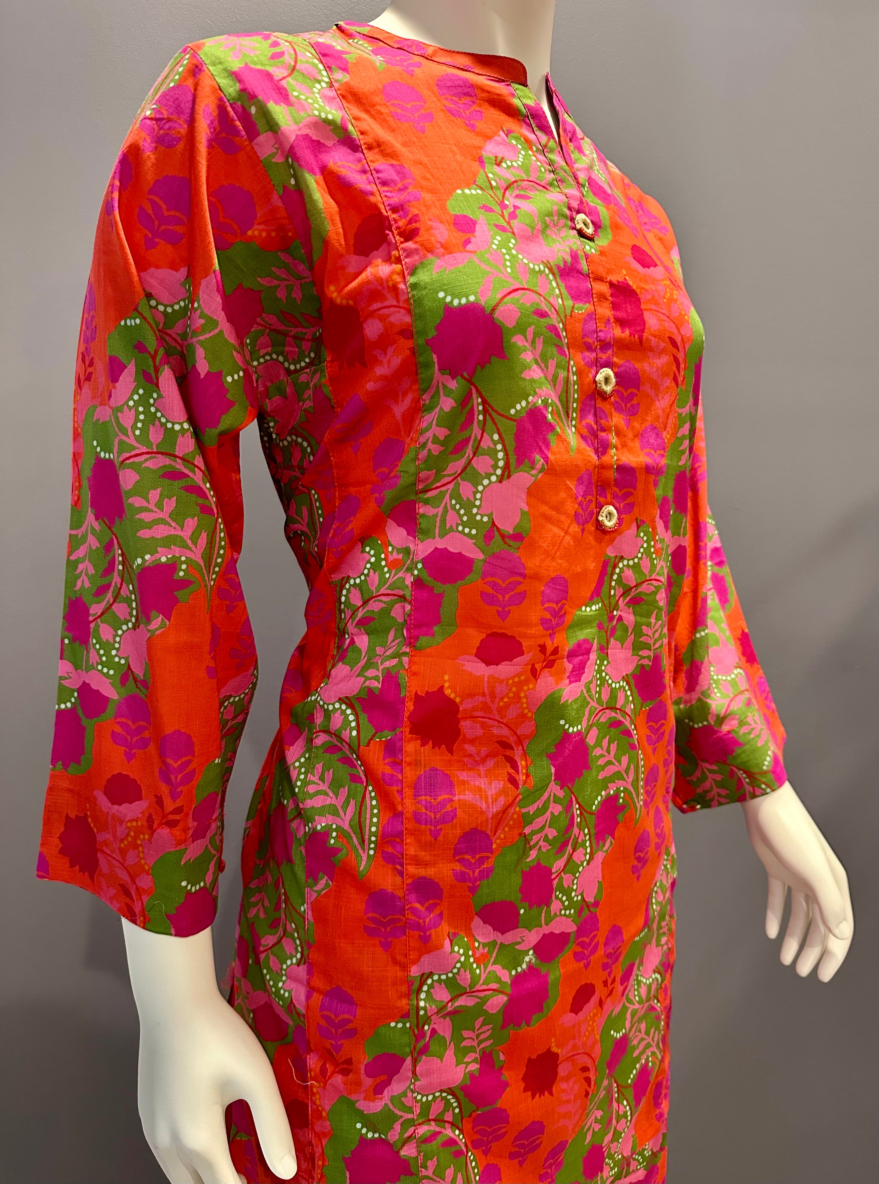 Coral Orange FLORA - COORD SET