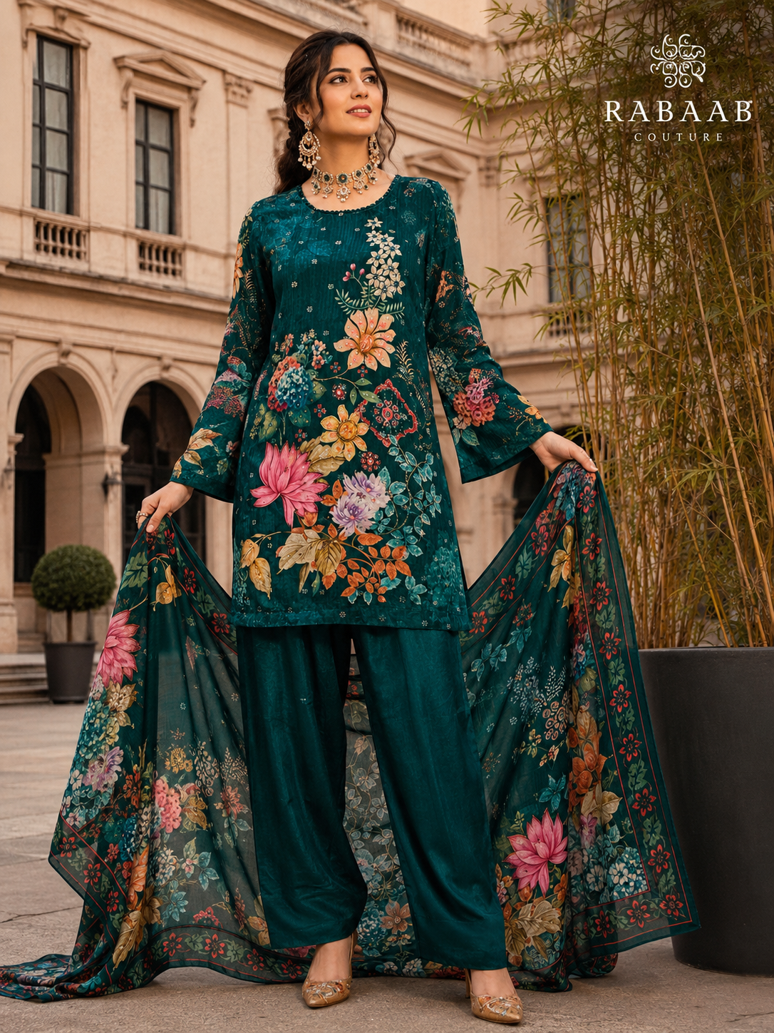 Farshi - Floral Farshi Silk