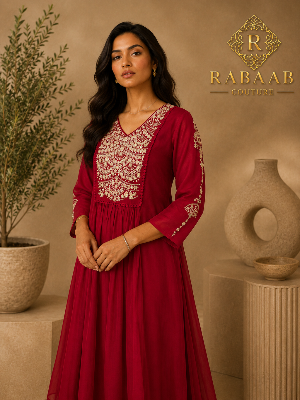 Anarkali Palazo Set