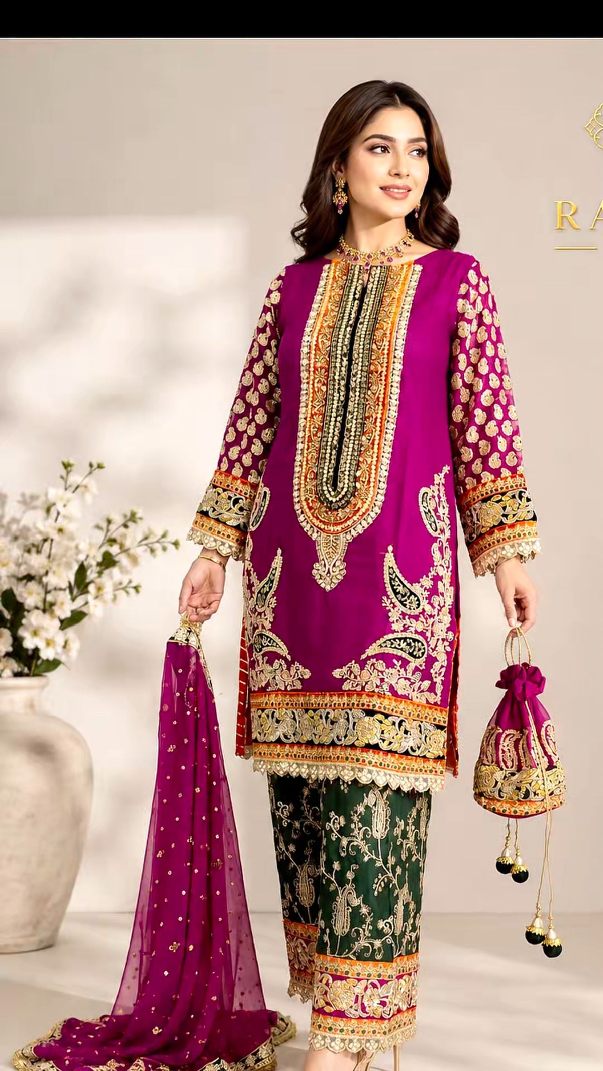 Mehrunisa - 3 PC Suit