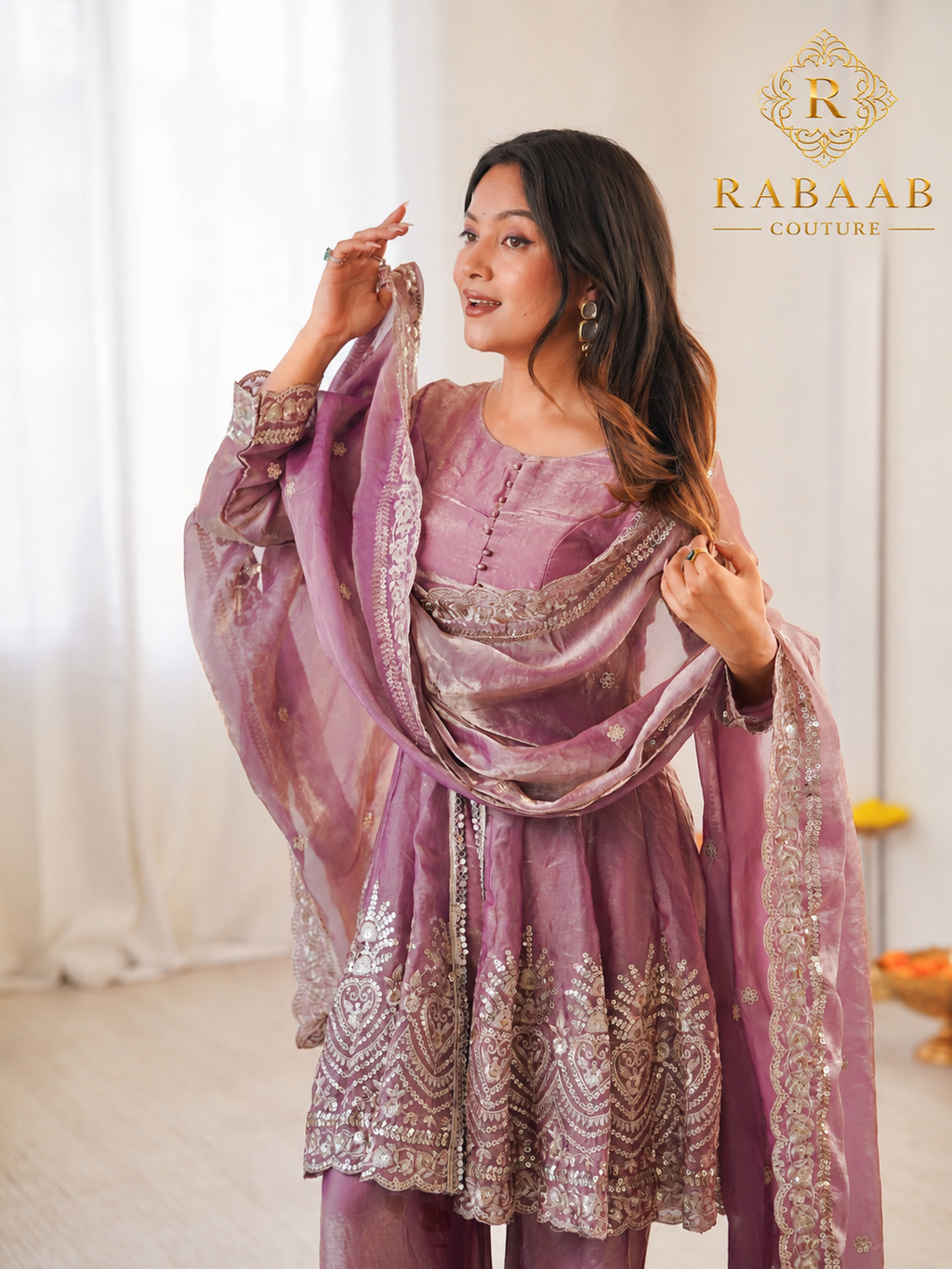 FENDI SILK SHARARA SUIT