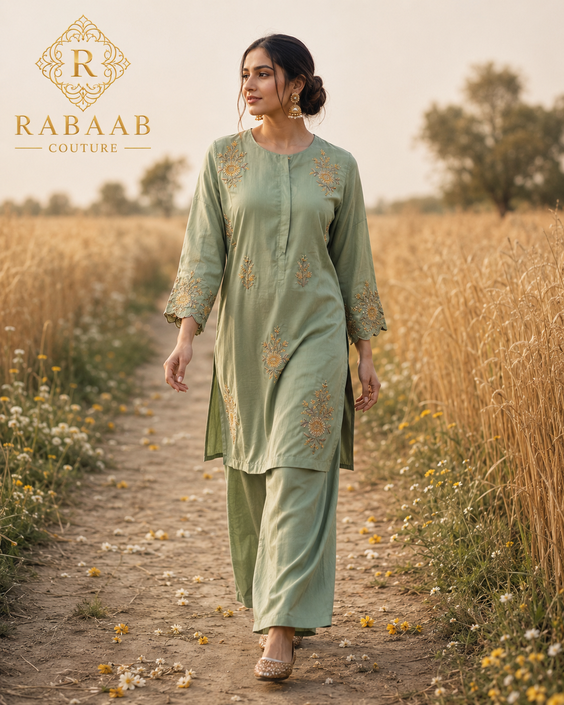 CO-ORD Sets - 2 PC Embroidered