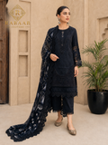 3PC PAKISTANI SUIT - Elegant Black