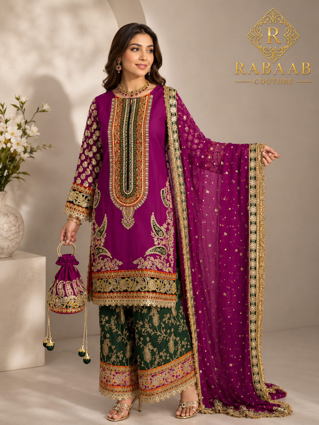 Mehrunisa - 3 PC Suit