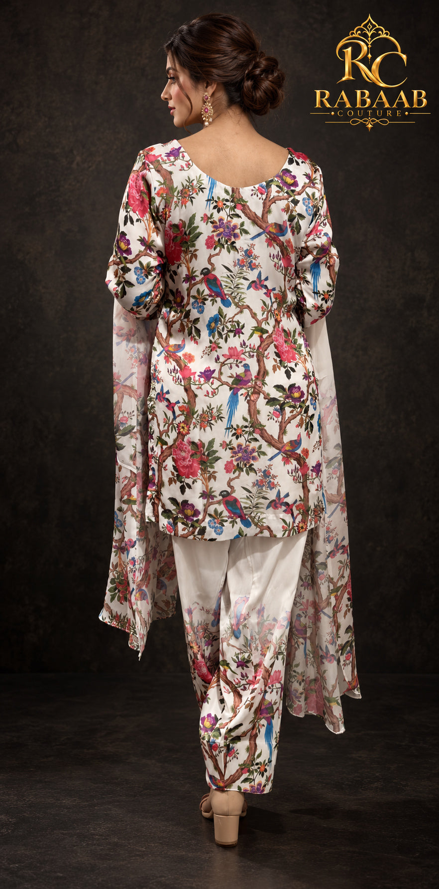 SATIN SILK FARSHI SALWAR SUIT