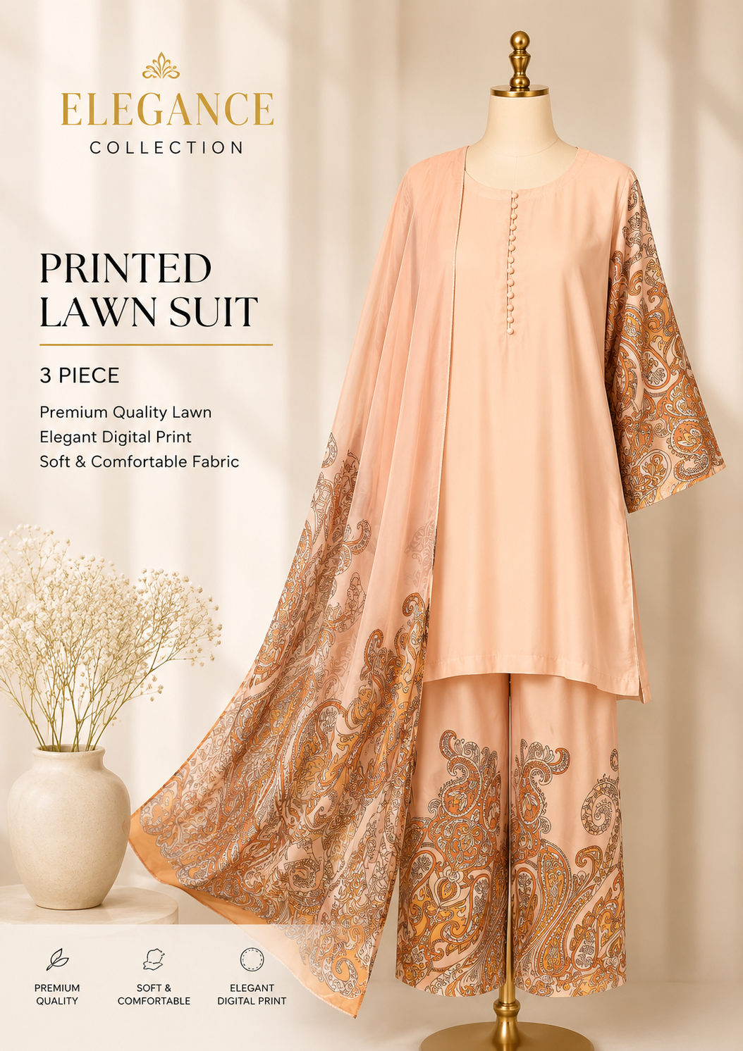 3 PIECE - FARSHI SUIT