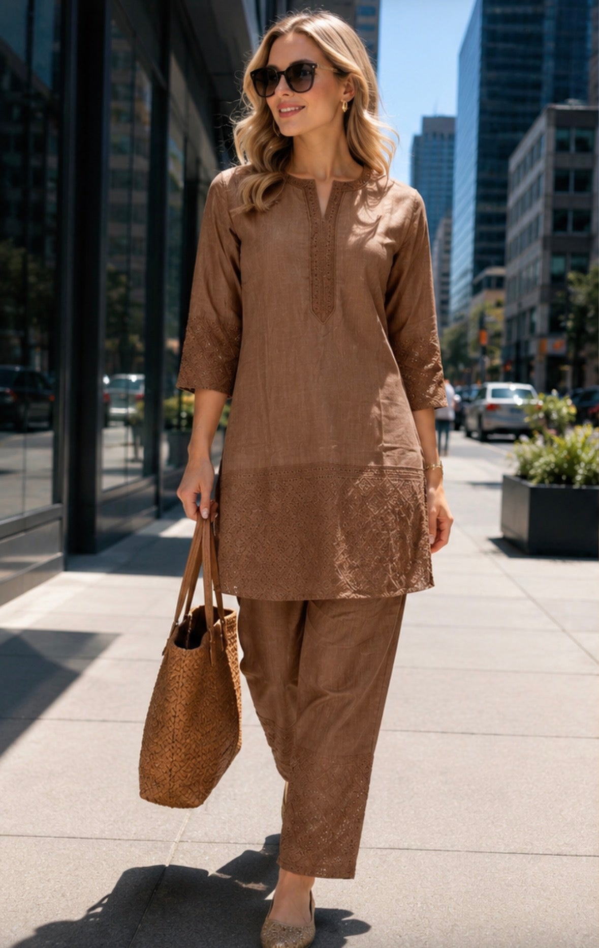 COORD SET - 2 Piece Cotton/Silk