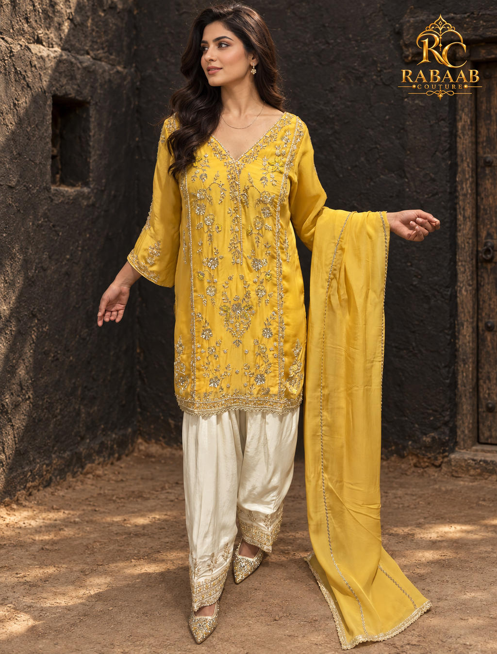 RUKSAAR - Punjabi Salwar Suit Farshi Salwar