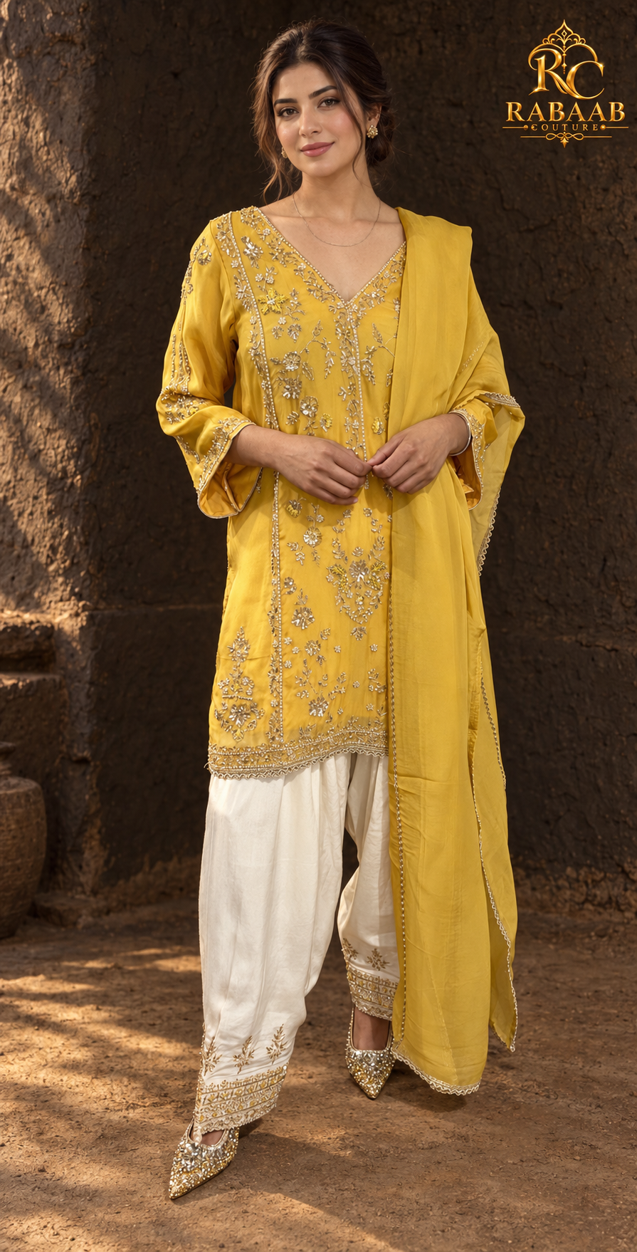 RUKSAAR - Punjabi Salwar Suit Farshi Salwar