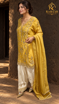 RUKSAAR - Punjabi Salwar Suit Farshi Salwar