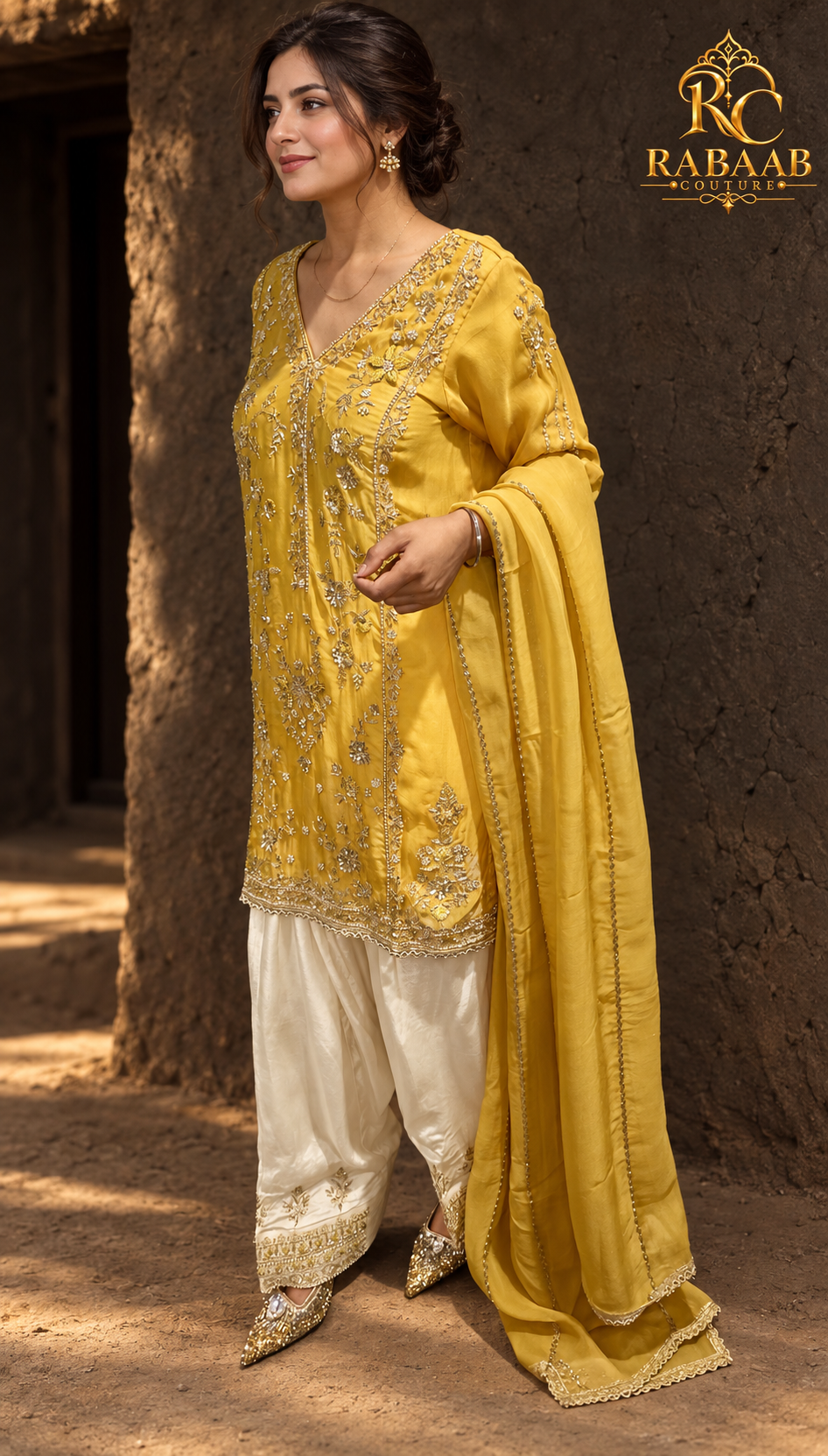 RUKSAAR - Punjabi Salwar Suit Farshi Salwar