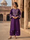 2 Piece Purple Suit