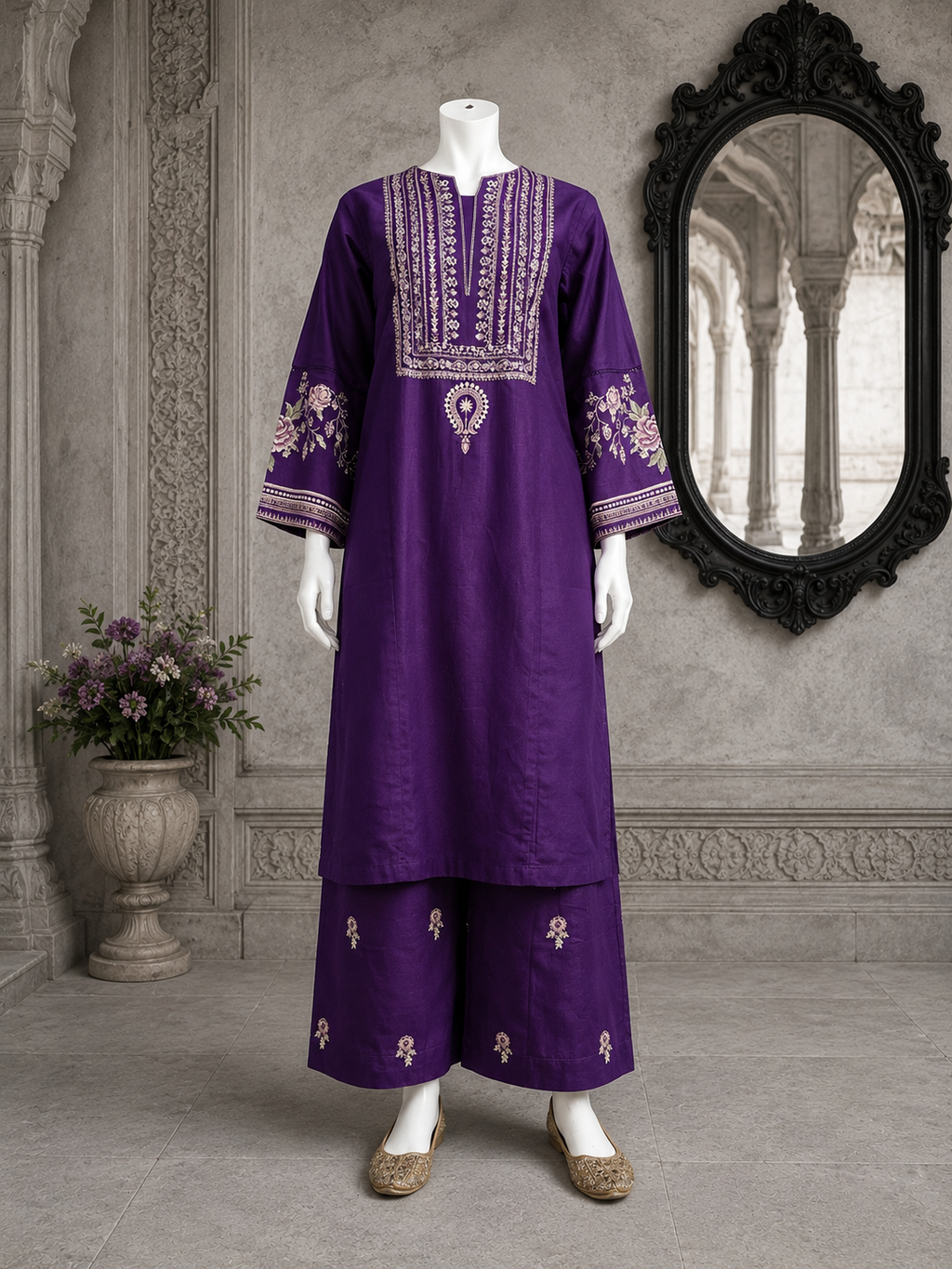 2 Piece Purple Suit