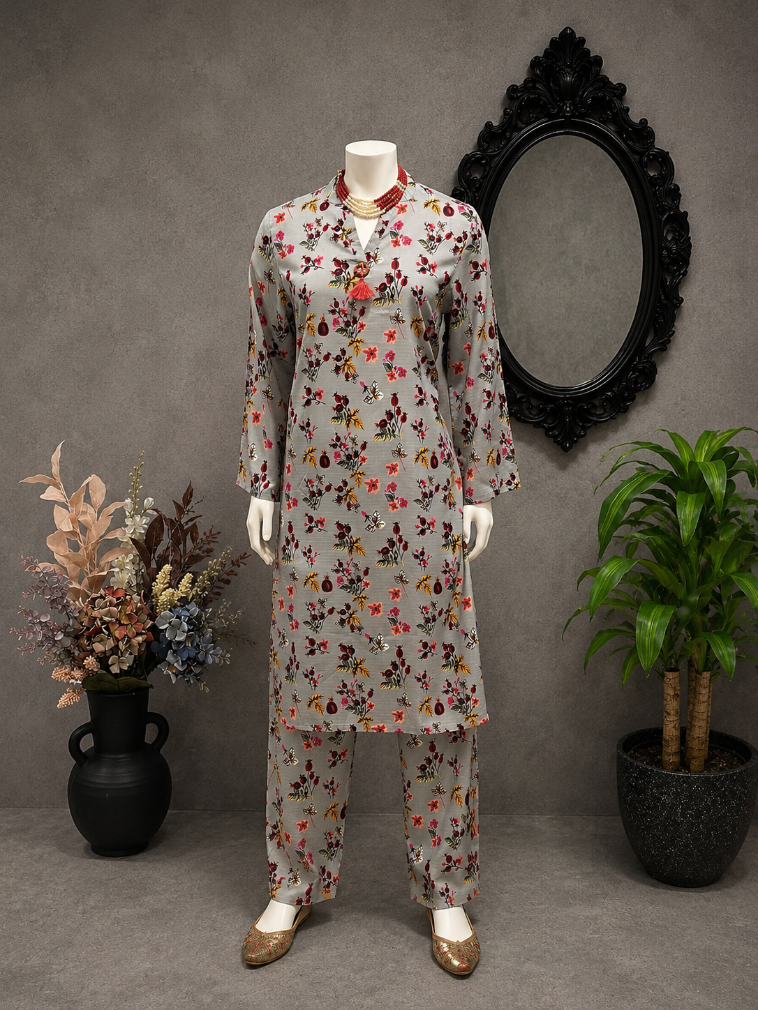 2 Piece Printed Viscose Co-ord Set