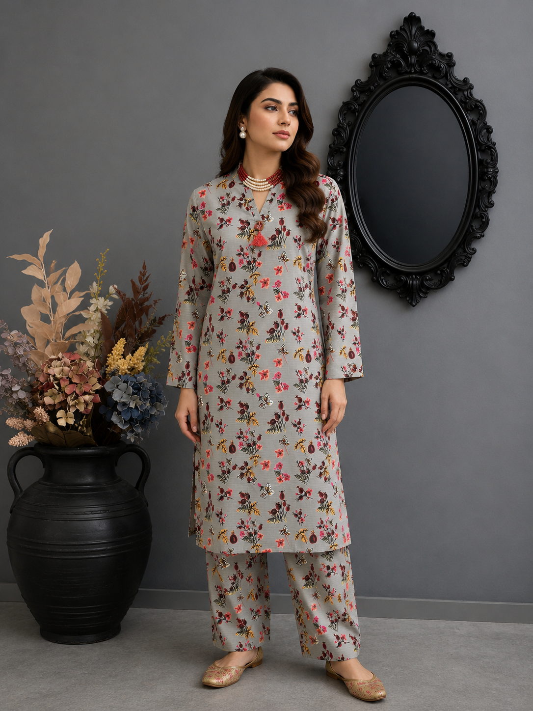 2 Piece Printed Viscose Co-ord Set