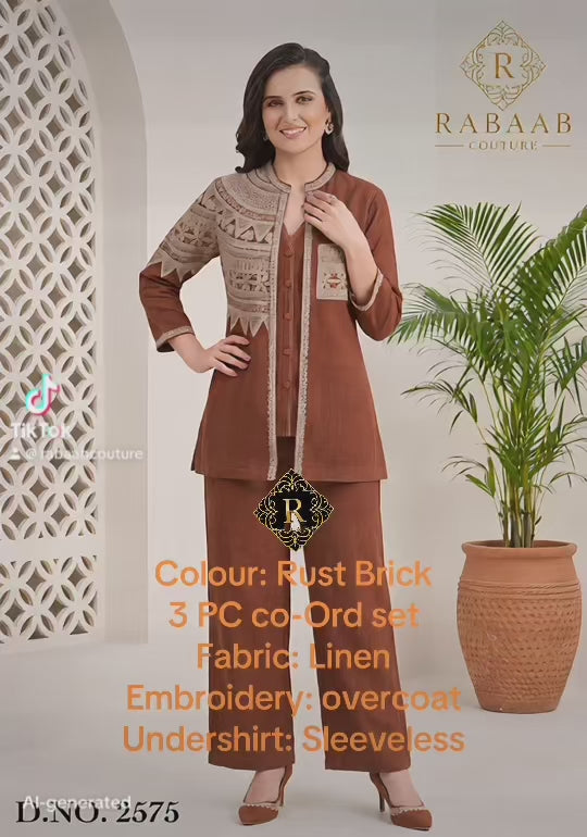RUST CINNAMON CO-ORD SET