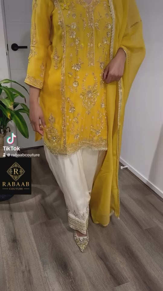 RUKSAAR - Punjabi Salwar Suit Farshi Salwar